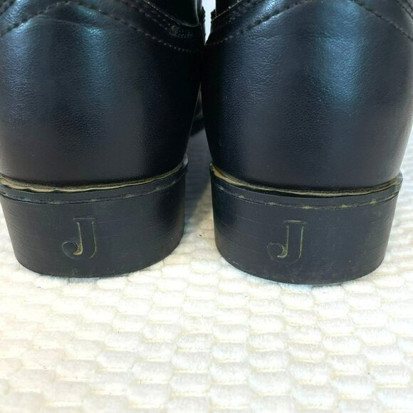 Justin JB3000 Men's Black Leather Boots Size 9.5 EE - Picture 9 of 16